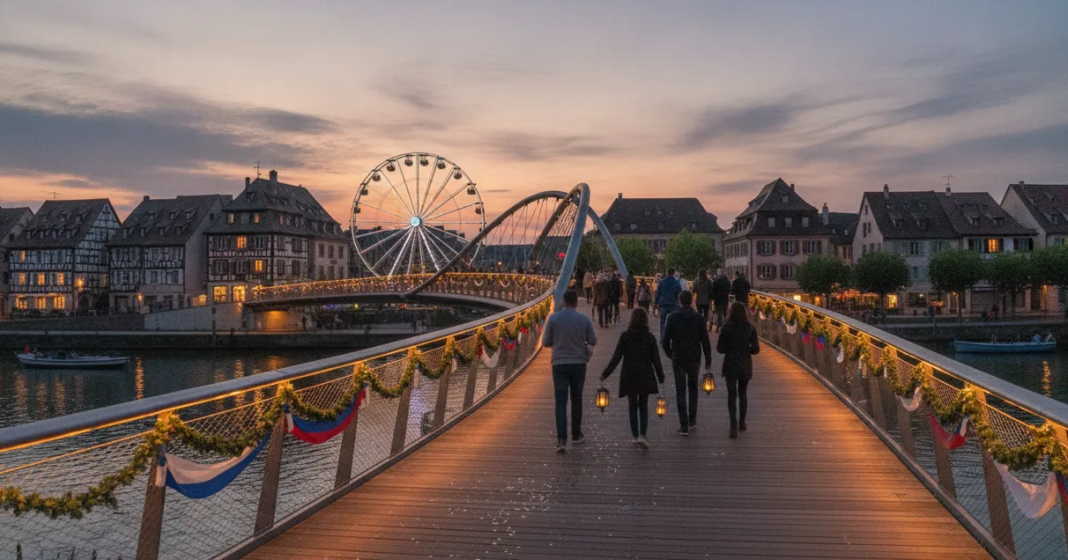 20 ans de la Passerelle des 3 pays, Huningue
